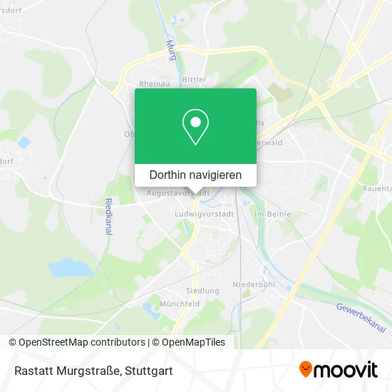 Rastatt Murgstraße Karte