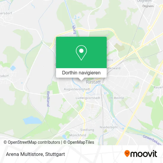 Arena Multistore Karte