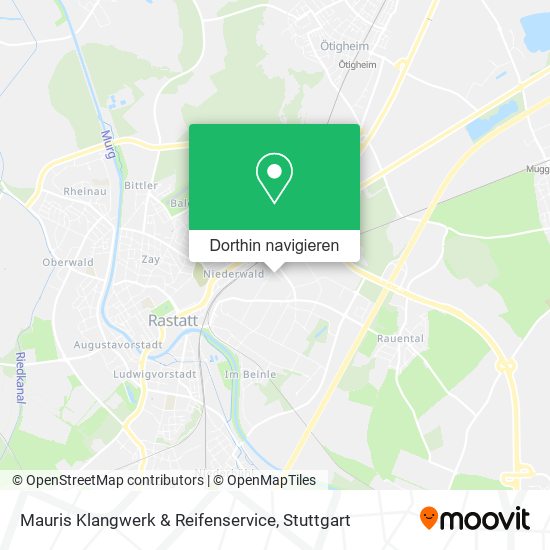 Mauris Klangwerk & Reifenservice Karte