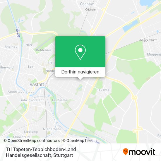Ttl Tapeten-Teppichboden-Land Handelsgesellschaft Karte