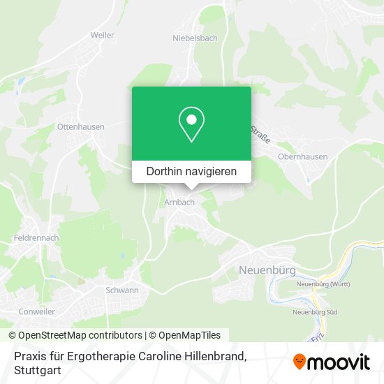 Praxis für Ergotherapie Caroline Hillenbrand Karte