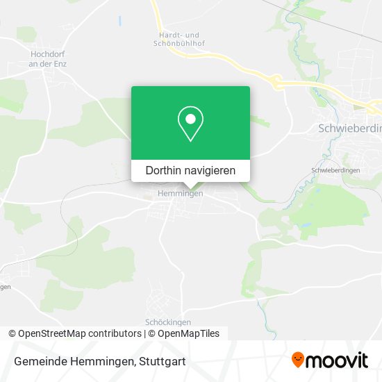 Gemeinde Hemmingen Karte