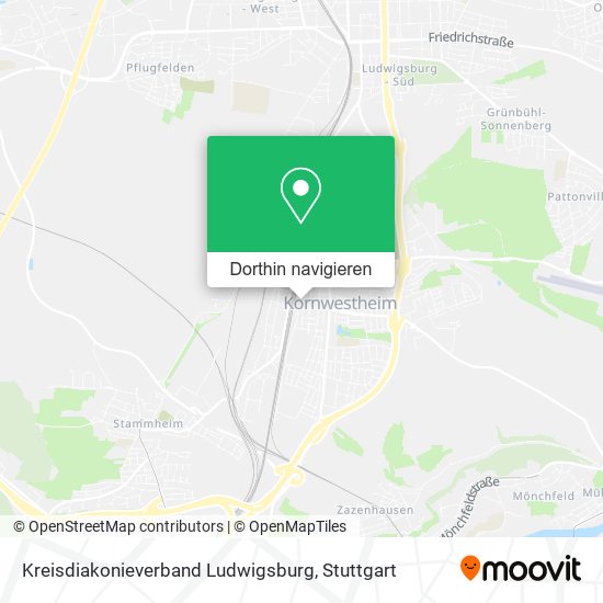 Kreisdiakonieverband Ludwigsburg Karte