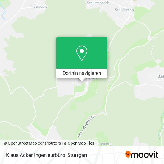 Klaus Acker Ingenieurbüro Karte