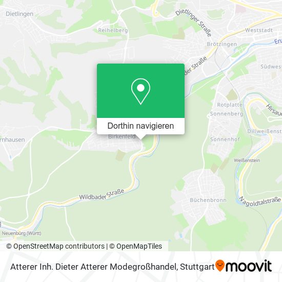 Atterer Inh. Dieter Atterer Modegroßhandel Karte