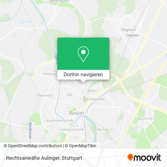 Rechtsanwälte Aulinger Karte