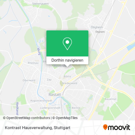 Kontrast Hausverwaltung Karte