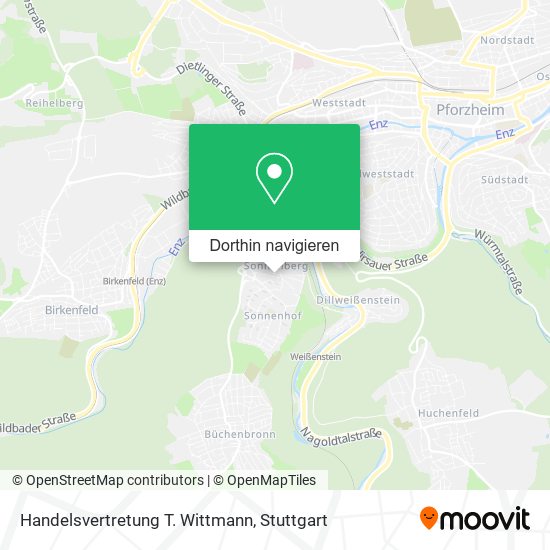 Handelsvertretung T. Wittmann Karte