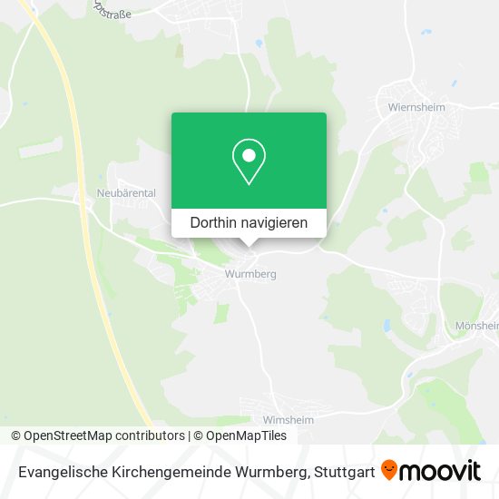 Evangelische Kirchengemeinde Wurmberg Karte