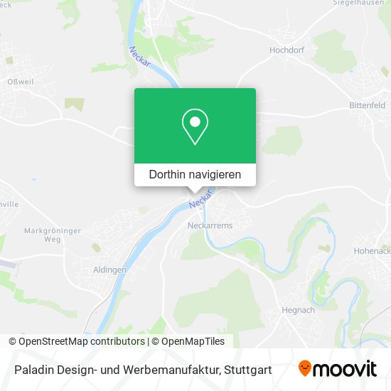 Paladin Design- und Werbemanufaktur Karte
