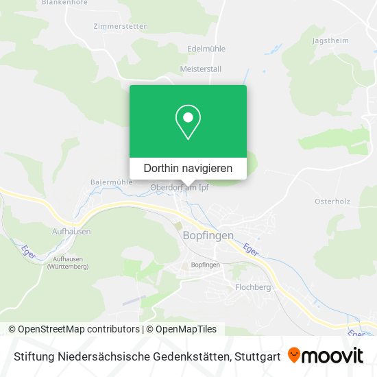 Stiftung Niedersächsische Gedenkstätten Karte