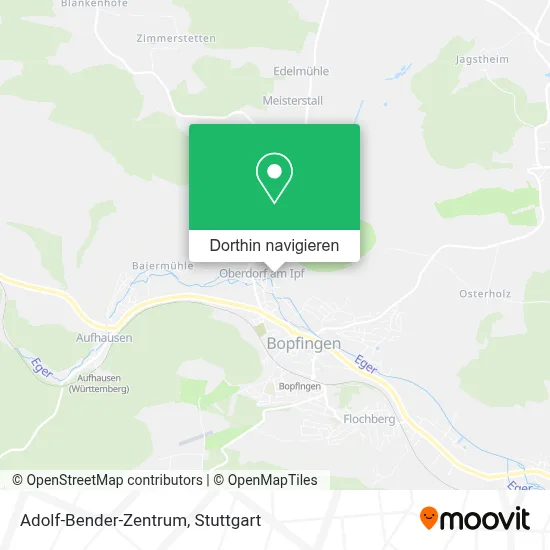 Adolf-Bender-Zentrum Karte