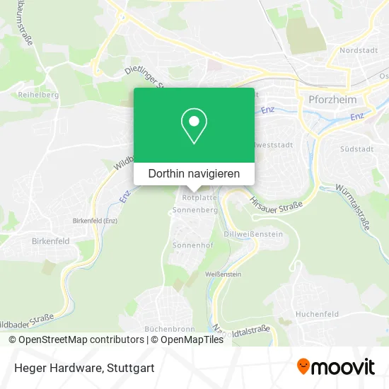 Heger Hardware Karte