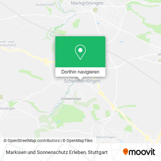 Markisen und Sonnenschutz Erleben Karte