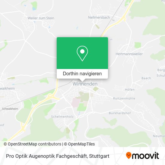 Pro Optik Augenoptik Fachgeschäft Karte