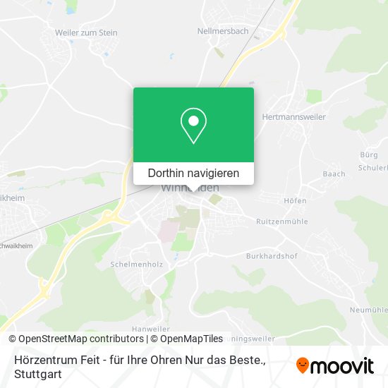 Hörzentrum Feit - für Ihre Ohren Nur das Beste. Karte