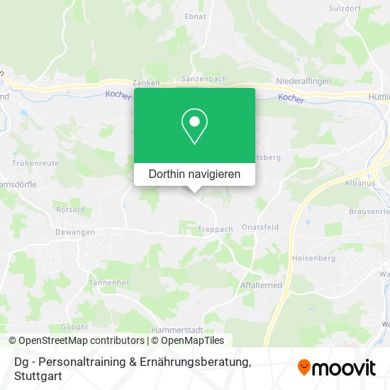 Dg - Personaltraining & Ernährungsberatung Karte
