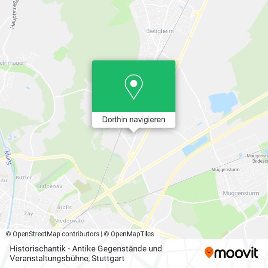 Historischantik - Antike Gegenstände und Veranstaltungsbühne Karte