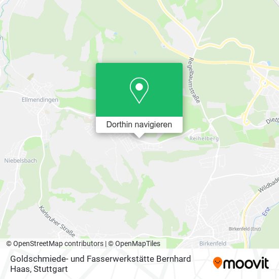 Goldschmiede- und Fasserwerkstätte Bernhard Haas Karte