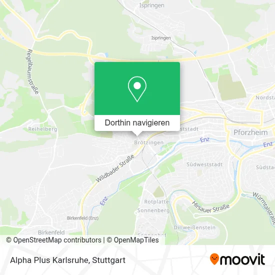 Alpha Plus Karlsruhe Karte