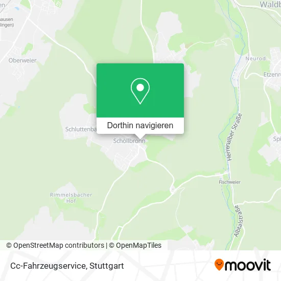 Cc-Fahrzeugservice Karte