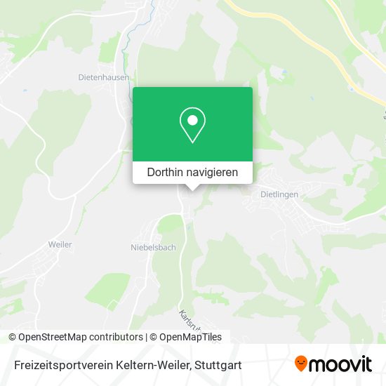 Freizeitsportverein Keltern-Weiler Karte