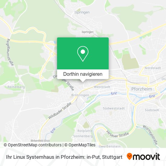 Ihr Linux Systemhaus in Pforzheim: in-Put Karte
