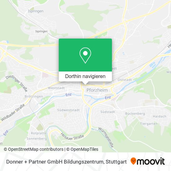 Donner + Partner GmbH Bildungszentrum Karte