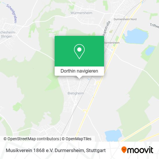 Musikverein 1868 e.V. Durmersheim Karte