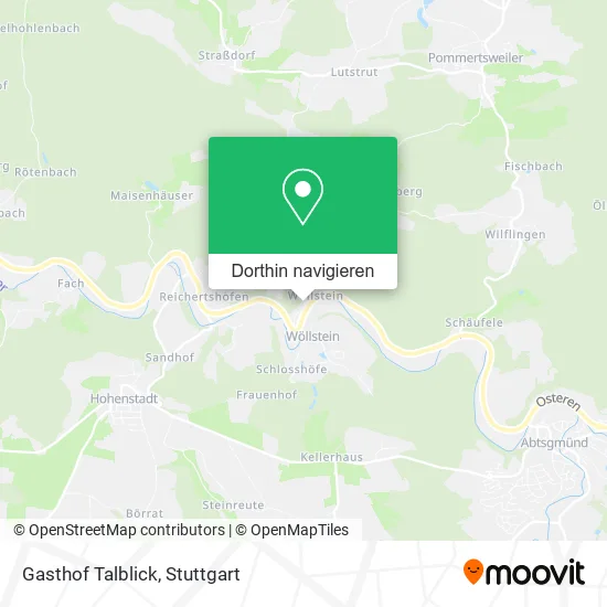 Gasthof Talblick Karte