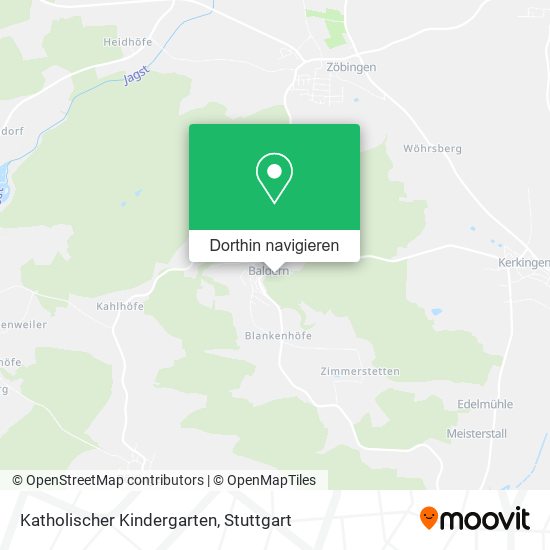 Katholischer Kindergarten Karte