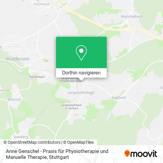 Anne Genschel - Praxis für Physiotherapie und Manuelle Therapie Karte