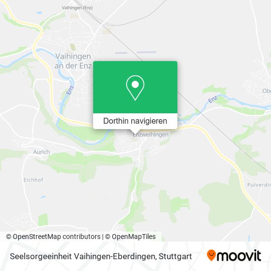 Seelsorgeeinheit Vaihingen-Eberdingen Karte