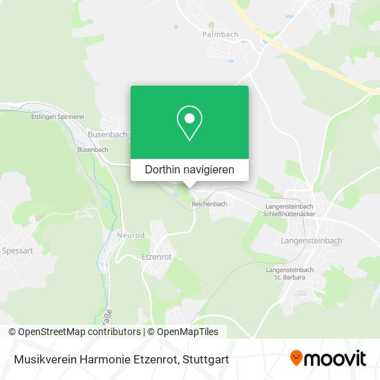 Musikverein Harmonie Etzenrot Karte