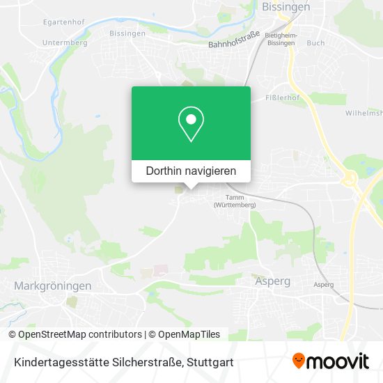 Kindertagesstätte Silcherstraße Karte