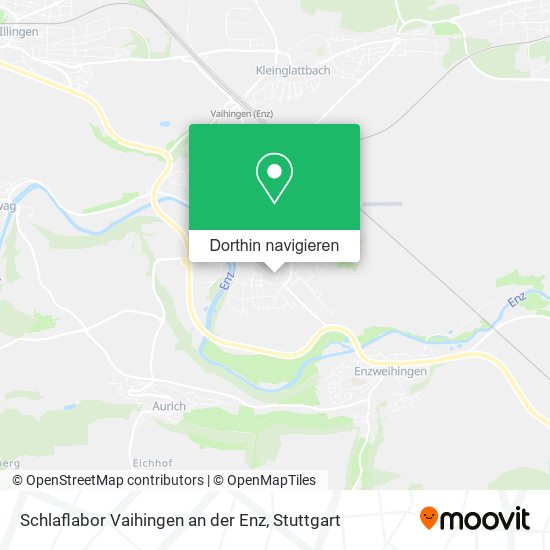 Schlaflabor Vaihingen an der Enz Karte