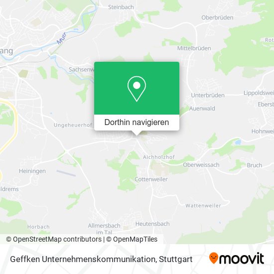 Geffken Unternehmenskommunikation Karte