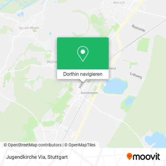 Jugendkirche Via Karte