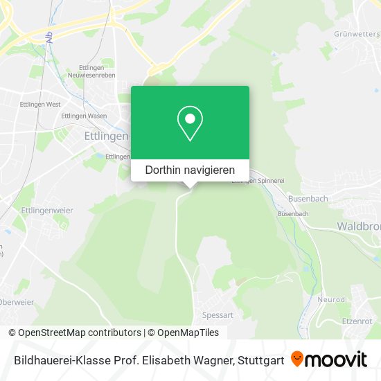 Bildhauerei-Klasse Prof. Elisabeth Wagner Karte
