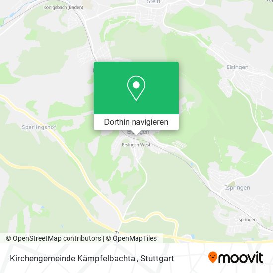 Kirchengemeinde Kämpfelbachtal Karte