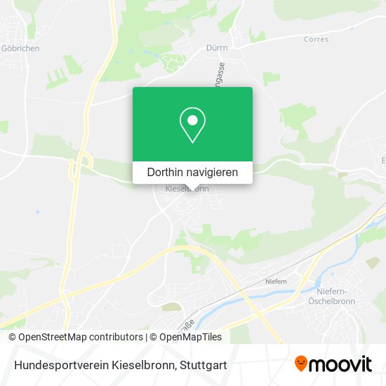 Hundesportverein Kieselbronn Karte
