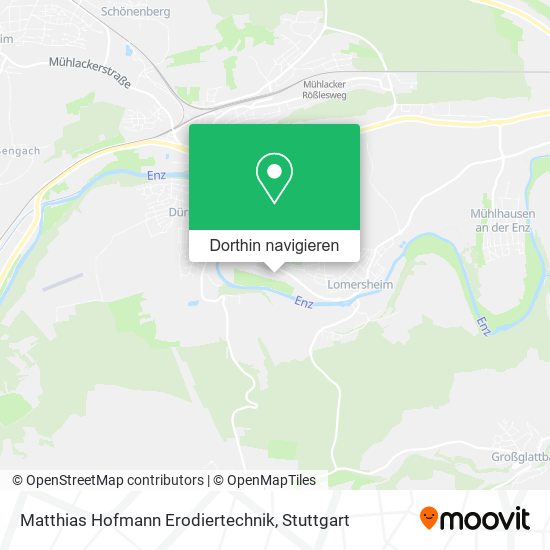 Matthias Hofmann Erodiertechnik Karte