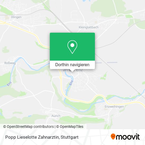 Popp Lieselotte Zahnarztin Karte