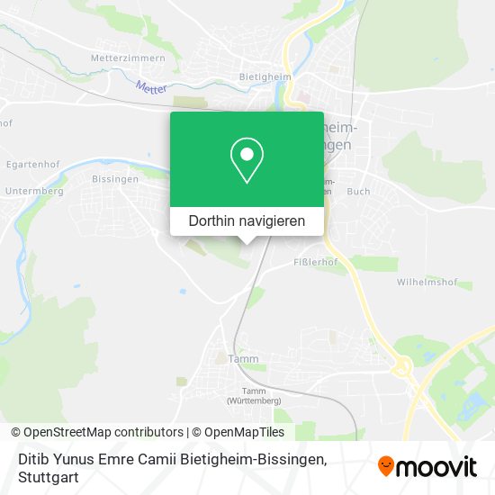 Ditib Yunus Emre Camii Bietigheim-Bissingen Karte