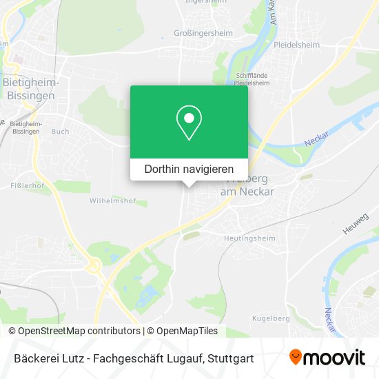 Bäckerei Lutz - Fachgeschäft Lugauf Karte