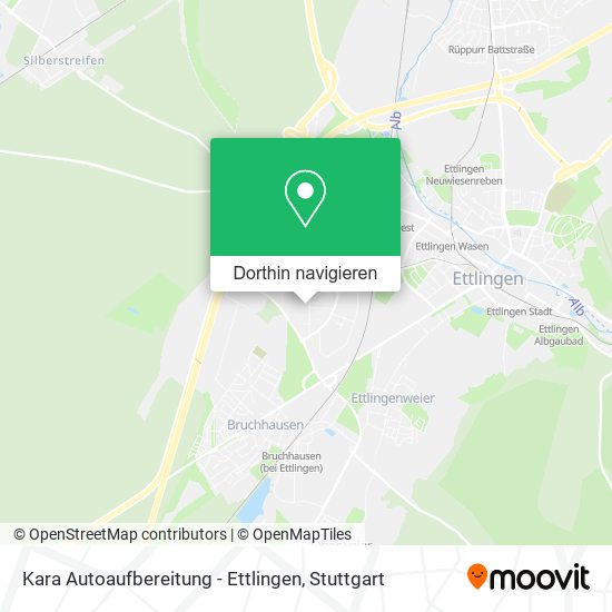 Kara Autoaufbereitung - Ettlingen Karte