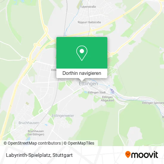 Labyrinth-Spielplatz Karte