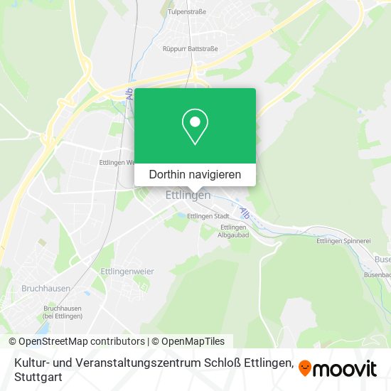 Kultur- und Veranstaltungszentrum Schloß Ettlingen Karte