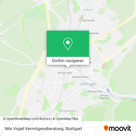 Nils Vogel Vermögensberatung Karte