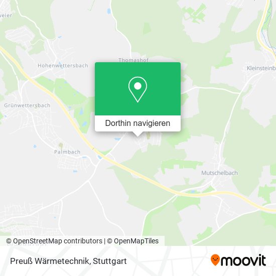 Preuß Wärmetechnik Karte